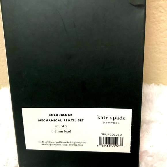Kate Spade Mechanical 5 Pc Pencil Set - Picture 4 of 4